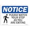 Signmission OSHA Sign, Please Watch Your Step As You With Symbol, 24in X 18in Aluminum, 18" W, 24" L, Landscape OS-NS-A-1824-L-17656 - alternate 1